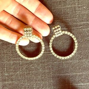 Rhinestone earrings